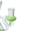 Douchhead Klein Perc Glas Kleurrijke Hookahs Roken Bongs Hoofddienst Recycler Glas DAB Oliereilen Nieuw Ontwerp Waterleidingen met Kom XL-2062