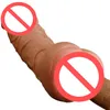 Giocattoli del sesso anale del dildo realistico del silicone molle per le donne Giocattolo del sesso femminile di masturbazione del pene artificiale flessibile per gli adulti