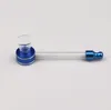 105mm disc bottom glass pipe, pot, plastic pipe, metal pipe