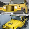 Metalen ledemaat Risers Kit Obstacle Elimineer touwbeschermer voor Jeep Wrangler TJ 1997-2006 Auto Exterieur Accessoires