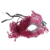 Maschera di pizzo da donna sexy Maschere veneziane Masquerade Ball Party Carnival Face Cerimonia di laurea Party Half Mask