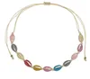 colorful summer bracelet jewelry women fashion shell choker gift trendy girls shell necklace GB1196