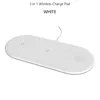 3 I 1 10W Fast Wireless Charger Station Stand Pad för Samsung S10 S9 S8 S7 Laddningsdock Stand2690383