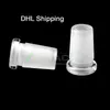 DHL -frakt !!! Glasomvandlare adaptrar kvinnlig 10mm till hane 14mm, kvinnlig 14mm till manlig 18 mm mini glasadaptrar för oljeriggar glas bongs
