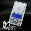 Mini Balance de poche électronique 200g 100g 500g 0.01g Bijoux numériques Balance de diamant Balance Balance Écran LCD avec emballage de vente au détail