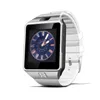 SmartWatch Bluetooth Smart Watch ReloJ Relogio 2G GSM Sim App Sync Mp3 Antilost för iOS Android -telefoner PK DZ099150406