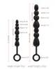 Silicone pull beads Anal Plug Bead Prostate Massager Vaginal Plugs Stimulation Butt Adult Sex Toys For Couple