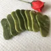 Jade ferramenta de massagem guasha placa gua sha tratamento facial pedra jade natural raspagem cuidados ferramenta saudável rra26319501327