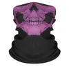 unisex Halloween Cosplay Bicycle Ski Skull Half Face Mask Ghost Scarf Bandana Neck Warmer Party headband Magic Turban balaclava SN4217