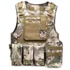 Kamizelki męskie Kamuflaż Tactical Vest CS Army Wargame Body Molle Armor Outdoors Sprzęt 6 Kolory 600D Nylon1