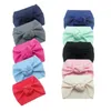 Yeni Avrupa Bebek Bebek Kız Yay Geniş Kafa Knot Hairband Çocuk Bandanas Kafa Bandı 15 Renkler 15298