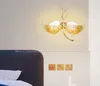 Птичье гнездо настенный светильник с одной и двойной головкой коридор проход светодиодные фонари творческий лестничный свет теплый спальня настенный светильник прикроватные лампы MYY