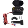 Kit de prises 12V étanche pour moto, allume-cigare, chargeur USB pour téléphone moto avec voltmètre, horloge électronique A8760838
