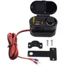 Kit Socket 12V 24V INCONTRO IN Accensione MOTORE IN Accendi per sigari Accendi di sigaretta Caricatore USB per telefono con orologio elettronico Voltmetro Scooter ATV