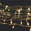 100m 800 LED عيد الميلاد الخيالية الخيطية الضوء إكليل 8 أوضاع في الهواء الطلق حديقة الفناء حفل زفاف عطلة ضوء AC220V المملكة المتحدة الاتحاد الأوروبي بصيدة 312Z