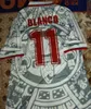 1998 MEXIQUE RETRO BLANCO Hernandez Blanco Campos maillots de football uniformes gardien de but 1994 maillots de football chemise camiseta futbol