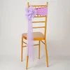 كرسي الأربعاء Sash Spandex Band Chair Stretch for Chiavari Chair Decoration