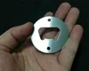 Stainless Steel Bottle Opener Part With Countersunk Holes Round Or Custom Shaped Metal Strong Polished Bottle Opener Insert Parts