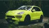 Adesivo per avvolgere l'auto in pellicola di vinile verde limone lucido ad alta lucentezza