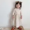 Milancel 2020 Höstflickor Klänning Kids En Linje Klänning Japan Stil Tjej Kläder Patchwork Lång för Girls1