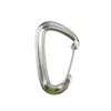 12KN Climbing Locker Aluminum Alloy Carabiner Keychain Outdoor Camping Climbing Snap Clip Lock Buckle Hook Fishing Tool Approx 8CM