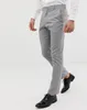 Costumes pour hommes gris sur mesure revers noir costumes de mariage Slim Fit pour marié garçons d'honneur costumes décontractés veste pantalon gilet noeud papillon232h