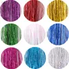 Glitter Hair Extensions Sparkle Hair Tinsel with Clip Highlights False Strands 1pc Clip In Bling2590343