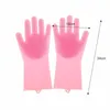 1Pair Gloves Kitchen Silicone Cleaning Gloves Dish Washing Glove for Household Rubber Kitchen Clean Tool 2019 Selling1063460