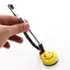 2021 Hohe qualität0.5mm Desktop Gel Stifte Swivel Stand Smile Face Gel Stifte Schreibtisch Bürofront Desk Counter Pen Pened Signing Pen