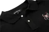 New Fashion Animal Printed #80 Men Polo Shirt Lapel Collar Slim Fit Short Sleeve Tops Casual Classic Business Male Cotton PP Polos Shirts