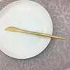 Vaisselle en or pur ensemble de couverts de voyage en or de mariage vaisselle en acier inoxydable 18/10 couteau à dîner fourchette cuillères argenterie couverts offre spéciale