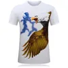 Animal T Shirt 3d Eagle Lion Wolf Owl Print Summer T-shirts Men Women Plus Size Tee Shirt