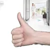 100 st Liverkvalitet Engångshandskar PVC Handskar Box Plast förtjockad Transparent S M L XL 4 Storlekshandskar T2I5808
