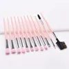 12pcs Foundation Makeup Eye Make Up Brushes 3 Colors Eyeshadow Brush Set pinceaux à maquillage Fast Shipping