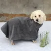 Pet Köpek Kedi Banyo Robe Havlu Yavru Büyük Köpek Toplu Robe Bornoz