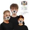 Máscaras atacado Máscaras Impressão Digital de proteção com filtro Chip Dustproof PM2.5 Smog Adulto Máscara Crianças Máscara Máscara Kid cara 3D
