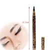 Partihandel -details om vattentäta kvinnor flytande eyeliner penna svart ögonfoder blyerts makeup leopard g9#e701