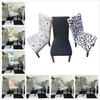 Kleurrijke Spandex-stoelhoezen Verwijderbare stoelen Cover Stretch Dining Seat Elastic Slipcover voor bruiloften Banket Party Hotel