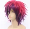 Hot Sell! Blonde Short Straight Spike Punk Cosplay Show Wig Fashion