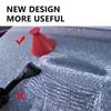 Nowy 4 kolory Car Windshield Ice Scraper Scrape Tool w kształcie stożka Outdoor Round Leg LEN Usuń czyszczenie Zestaw skrobaków śniegu