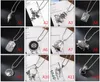 Mens Hip Hop Pendant Halsband Vintage Kvinnor Lion Head Designer Cross Gun Skull Bullet Life Tree Tassel Hammer Statement Halsband Smycken