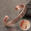 ed Copper Bracelets for Women Men Energy Magnetic Bracelet Benefits Men Adjustable Cuff Bracelets Bangles Health Copper8001272