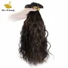 블랙 브라운 믹스 컬러 # 1B / # 6 I 팁 인간의 머리카락 확장 고품질 Virginhair 자연 웨이브 물결 모양 100g / 팩