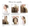 16 cali Ludzkie przedłużanie włosów Ponytail #grey Clip w Ponytail Fryzura Wrap wokół Szary Ponytail Hair Extensions 120g