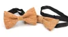 Trä bow slips trä båge slipsar standard spetsiga mäns nyhet handgjorda solid bowtie för män bröllopsfest tillbehör halskläder 254g