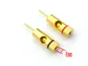 10pcs copper Speaker Wire Pin for 4mm Banana Plugs Spade Bnanana To Pin adapter