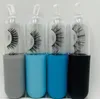 2020 wholesale Capsule Lashes Pill Bottle Lashes Tray Set Multicolor Eyelashes with Package Boxes Unique Eyelash Storage Packing Free Logo