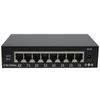 Freeshipping Steel Case Gigabit Ethernet Switch Desktop RJ45 RTL8370 Chipset 10/100 / 1000Mbps LAN Hub Hub Interruptor de rede Gigabit 1000Mbps 8 Port