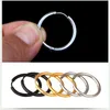 Hoop Earring Ear nail Ornaments Fashion Male 316L Stainless Steel Black Simple Personality Circle Ear Ring Ear Buckle Huggie