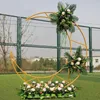 Personalizado 78,74 '' Gold White Moon Navio Metal Ferro Arch Decor Wedding Cake suporte de Fundo Suporte Prateleira Crescent casamento Lua Arch